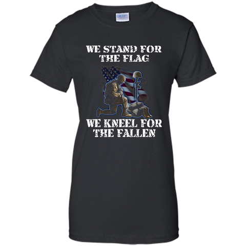 We Stand For The Flag We Kneel For The Fallen T-Shirt