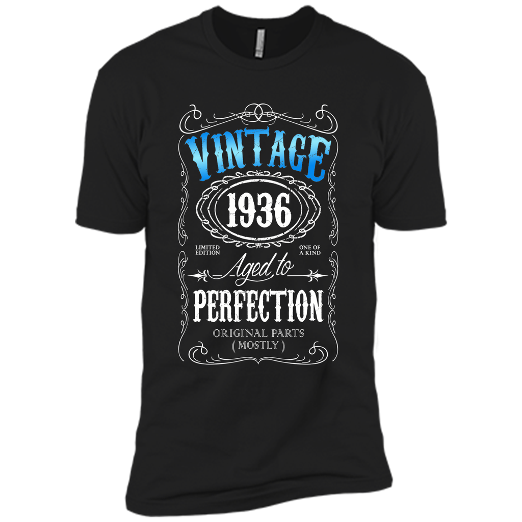 Vintage 1936 tshirt 80th birthday gifts for men Aged to APA