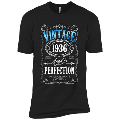 Vintage 1936 tshirt 80th birthday gifts for men Aged to APA