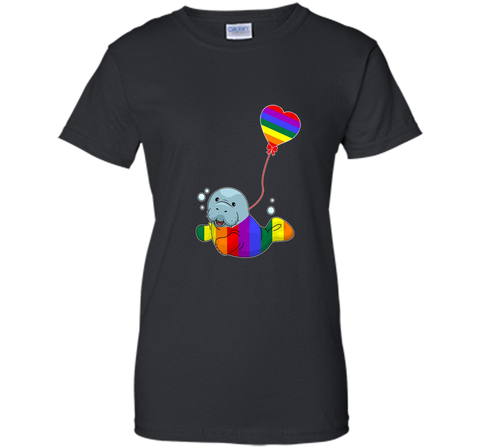 Manatee LGBTQ 2017 Rainbow Gay Lesbian Pride Tshirt