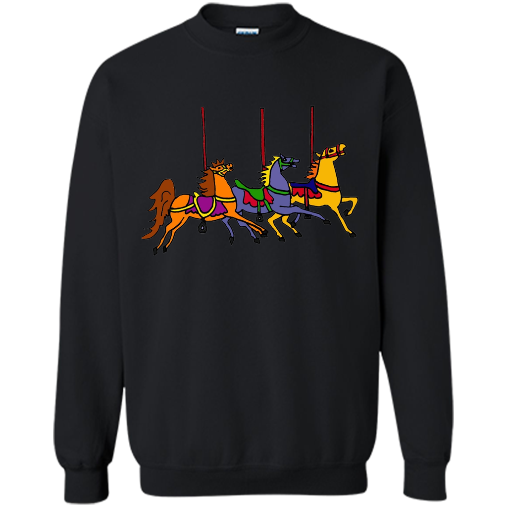 Smiletodaytees Fun Carousel Horses Art T-shirt
