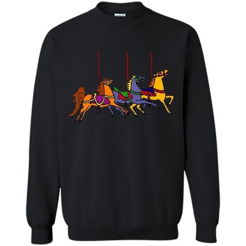 Smiletodaytees Fun Carousel Horses Art T-shirt