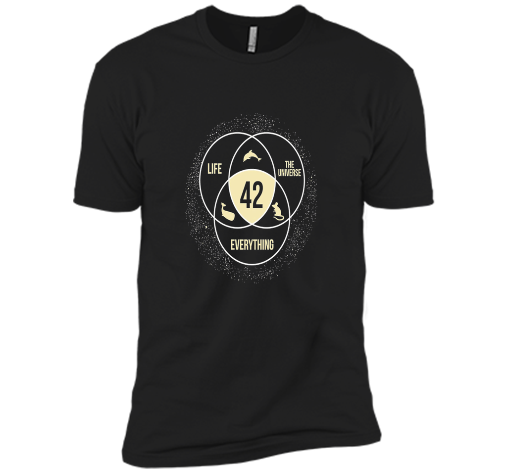 the answer to life universe and everything t-shirt