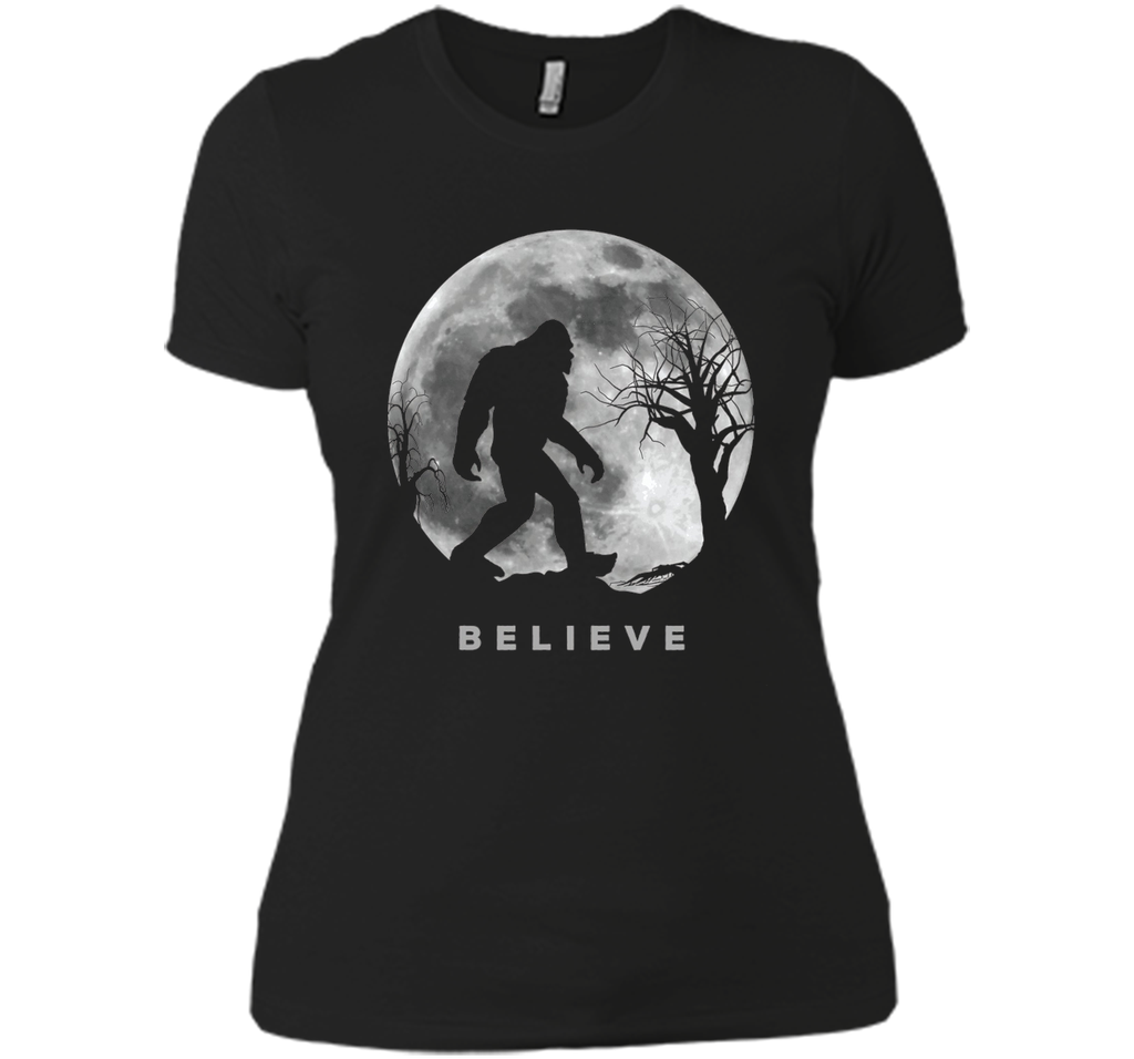 Bigfoot T-shirt Bigfoot Sasquatch Full moon Yeti Funny Shirt