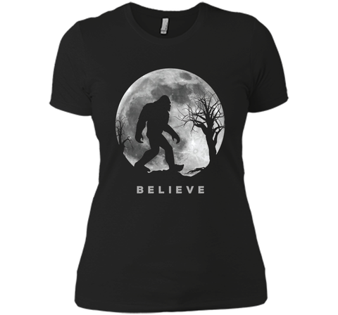 Bigfoot T-shirt Bigfoot Sasquatch Full moon Yeti Funny Shirt
