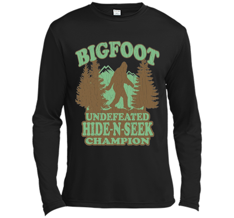 Bigfoot Hide-n-seek Champion T-shirt Funny Sasquatch Gift