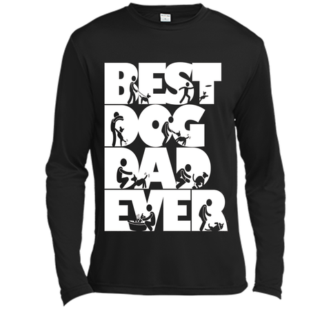 Men's Men's Funny Best Dog Dad Ever T-shirt Dog Lovers