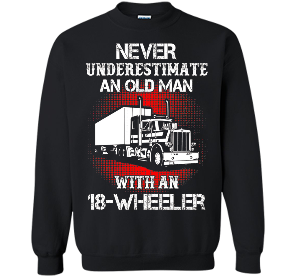 Men's Old Man With An 18-Wheeler Trucker T-Shirt