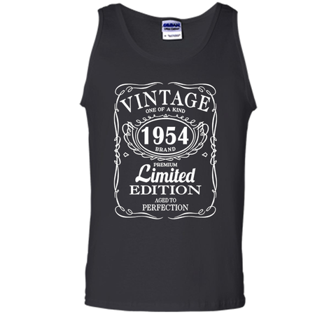 Vintage Born in 1954 63 Years Old Birthday Tshirt