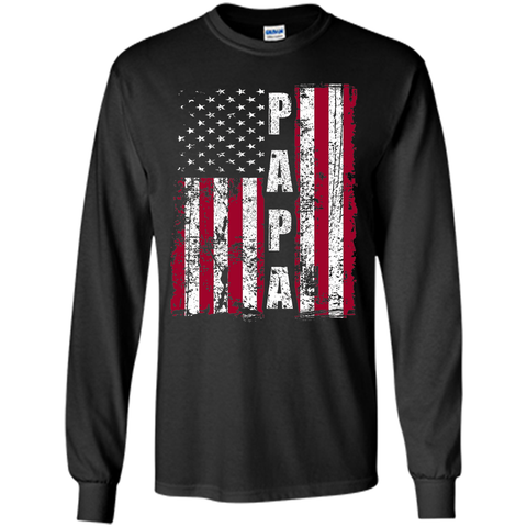 PAPA American Flag T-Shirt Father's Day 2017 Gifts