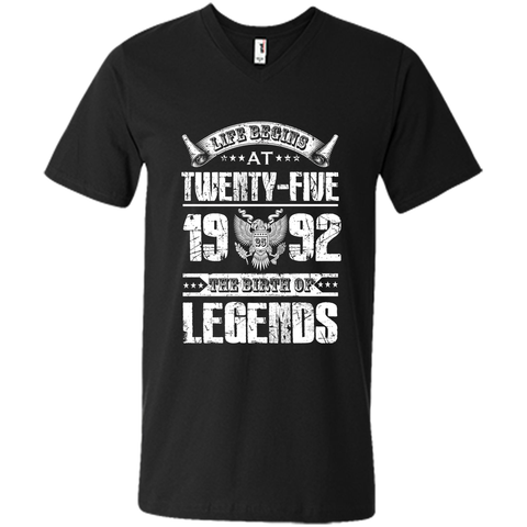 Life begins at 25, 1992 the birth of legends- 1992 T Shirt shirt