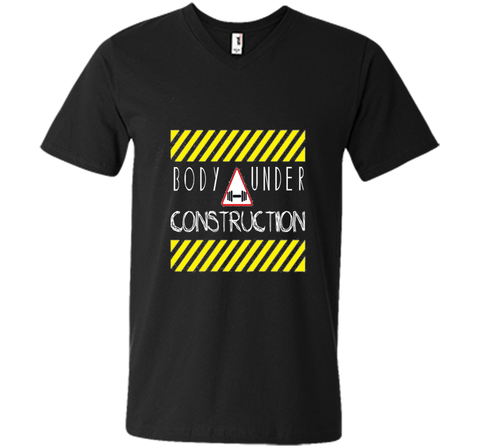 Body Under Construction Motivational Gym Workout Shirt