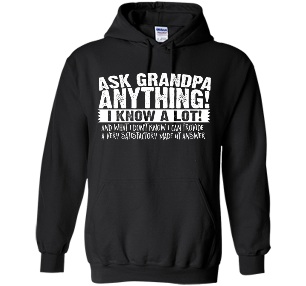 Men's Ask Grandpa Anything T-Shirt Funny Gift for Father's Day Tee