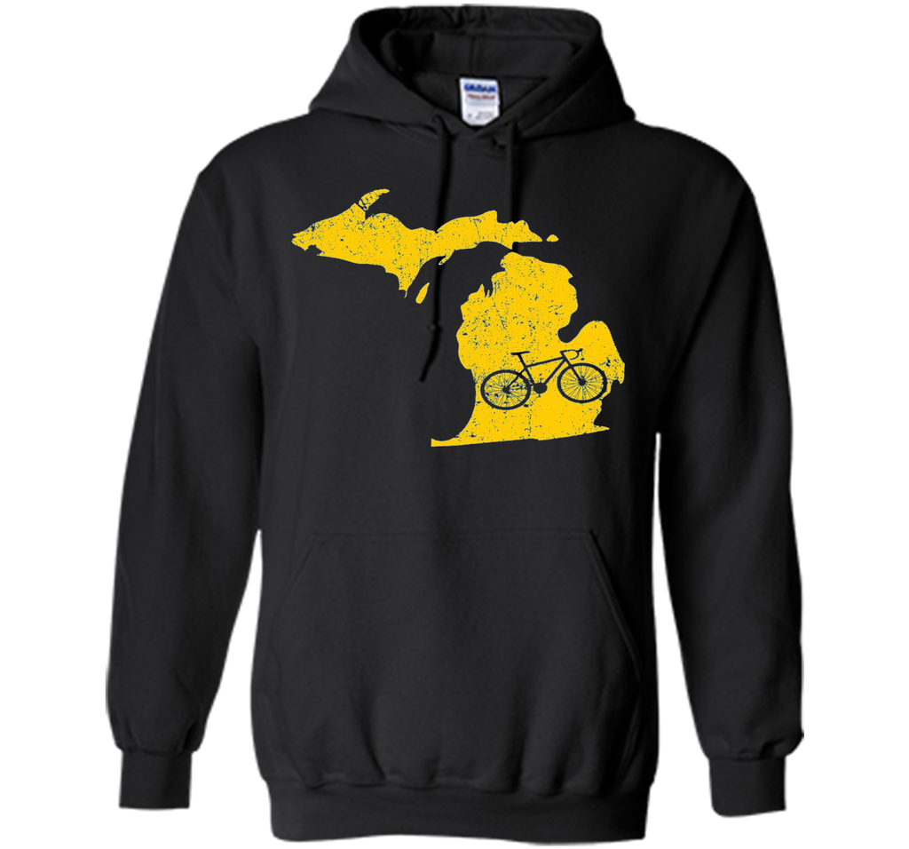 Michigan Home State Bike | Ann Arbor | Cycling Gift & Shirt