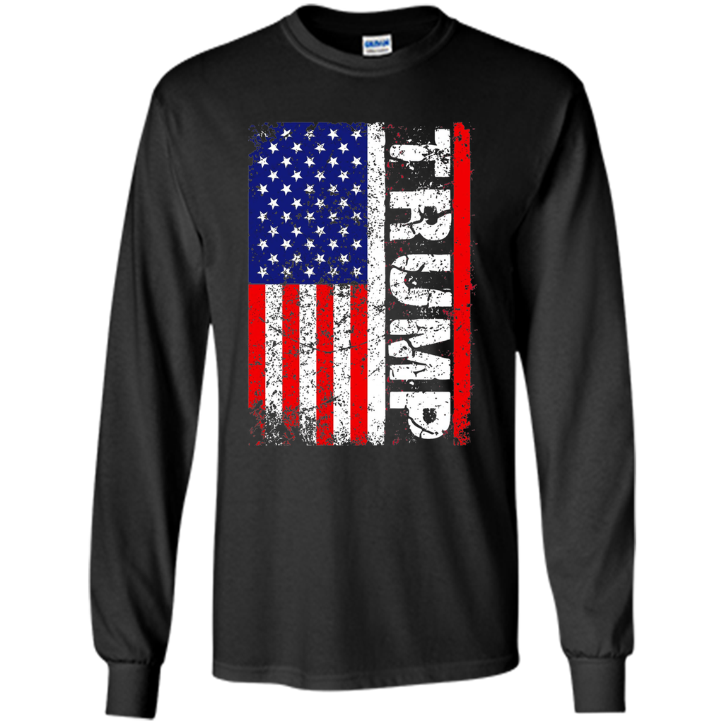 Trump USA Flag T- Shirt 2016