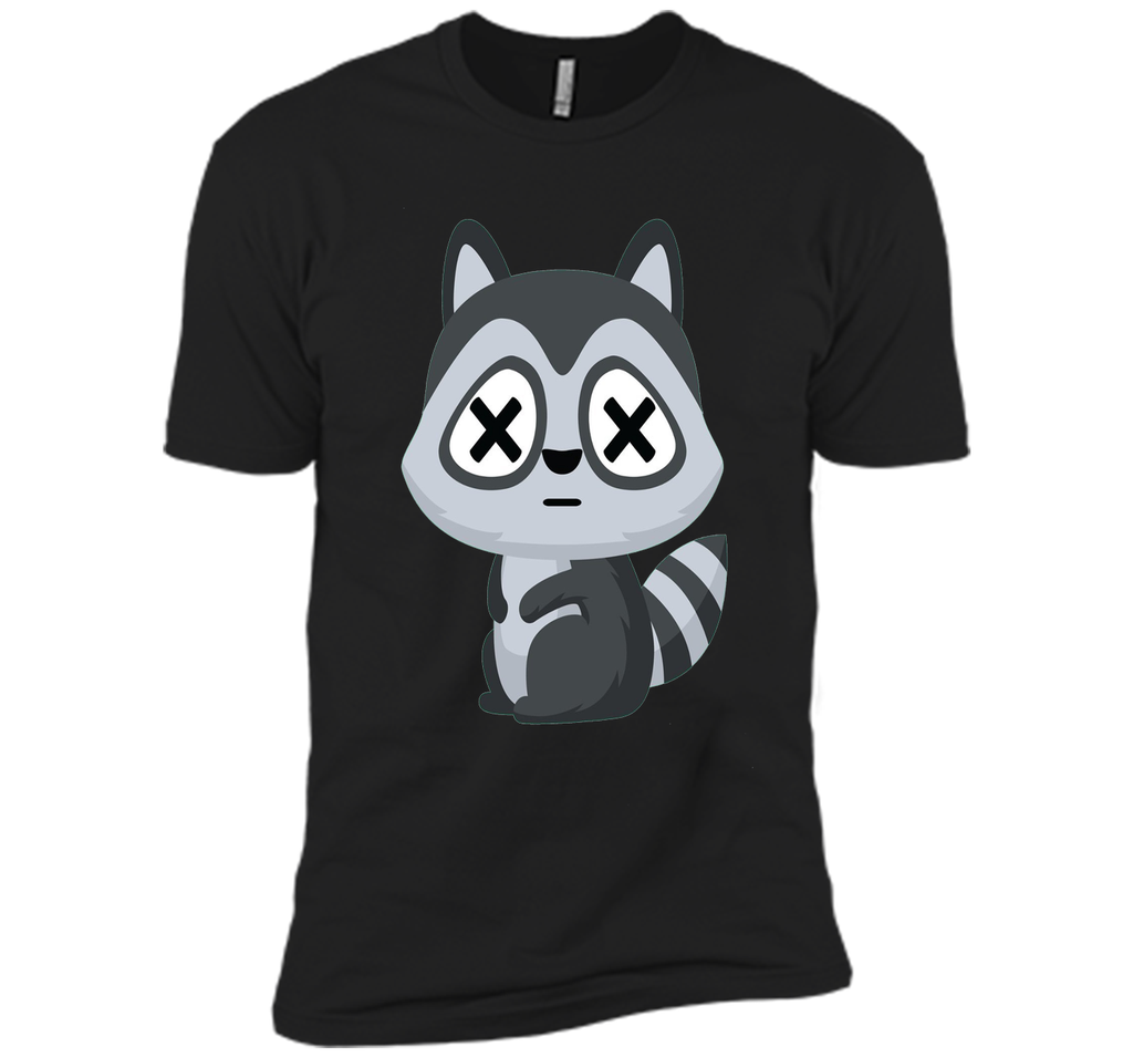 Raccoon Fainting Emoji Shirt T-Shirt Racoon Coon Tee
