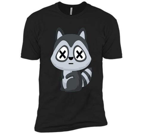 Raccoon Fainting Emoji Shirt T-Shirt Racoon Coon Tee