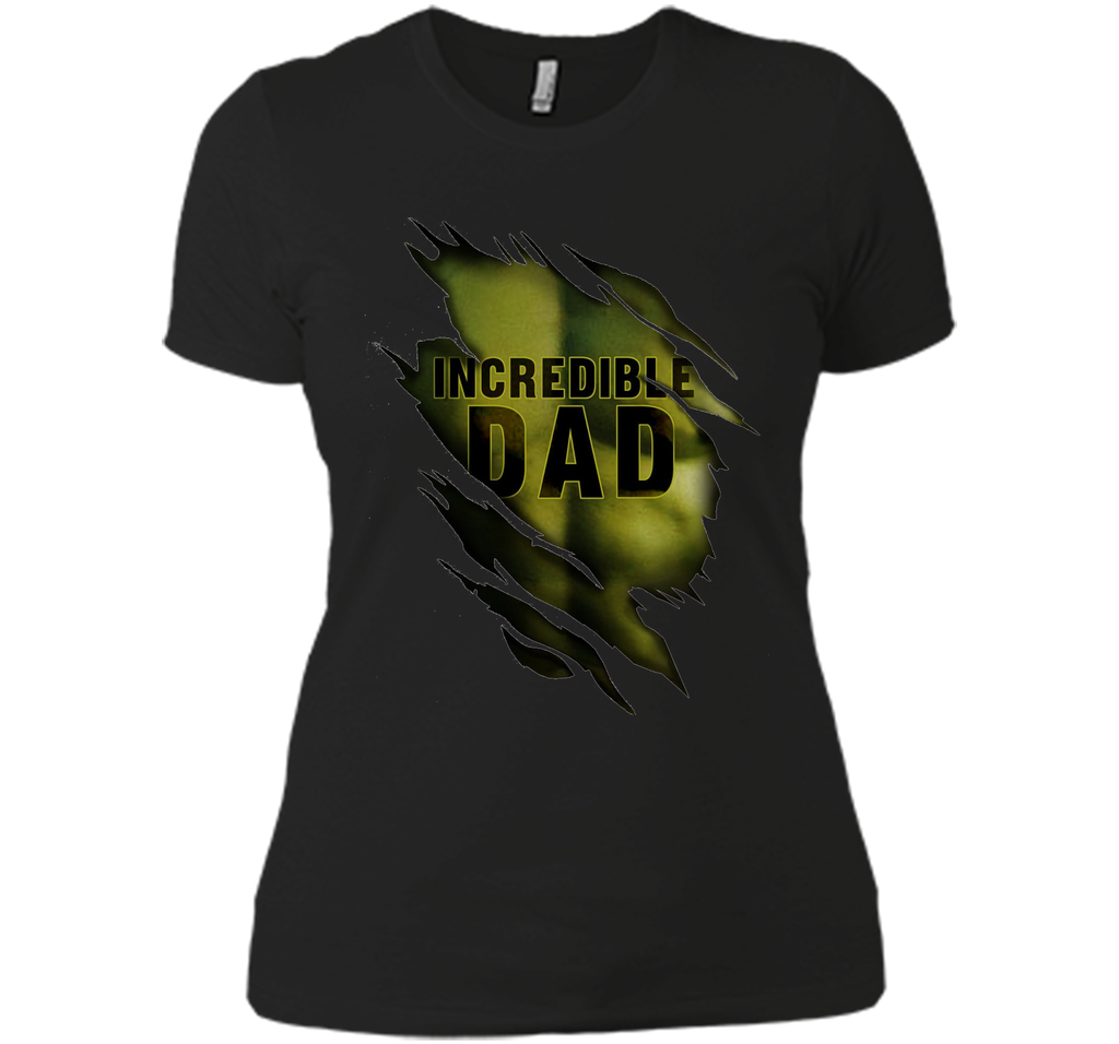 Mens incredible Dad T-Shirt Funny Superhero shirt