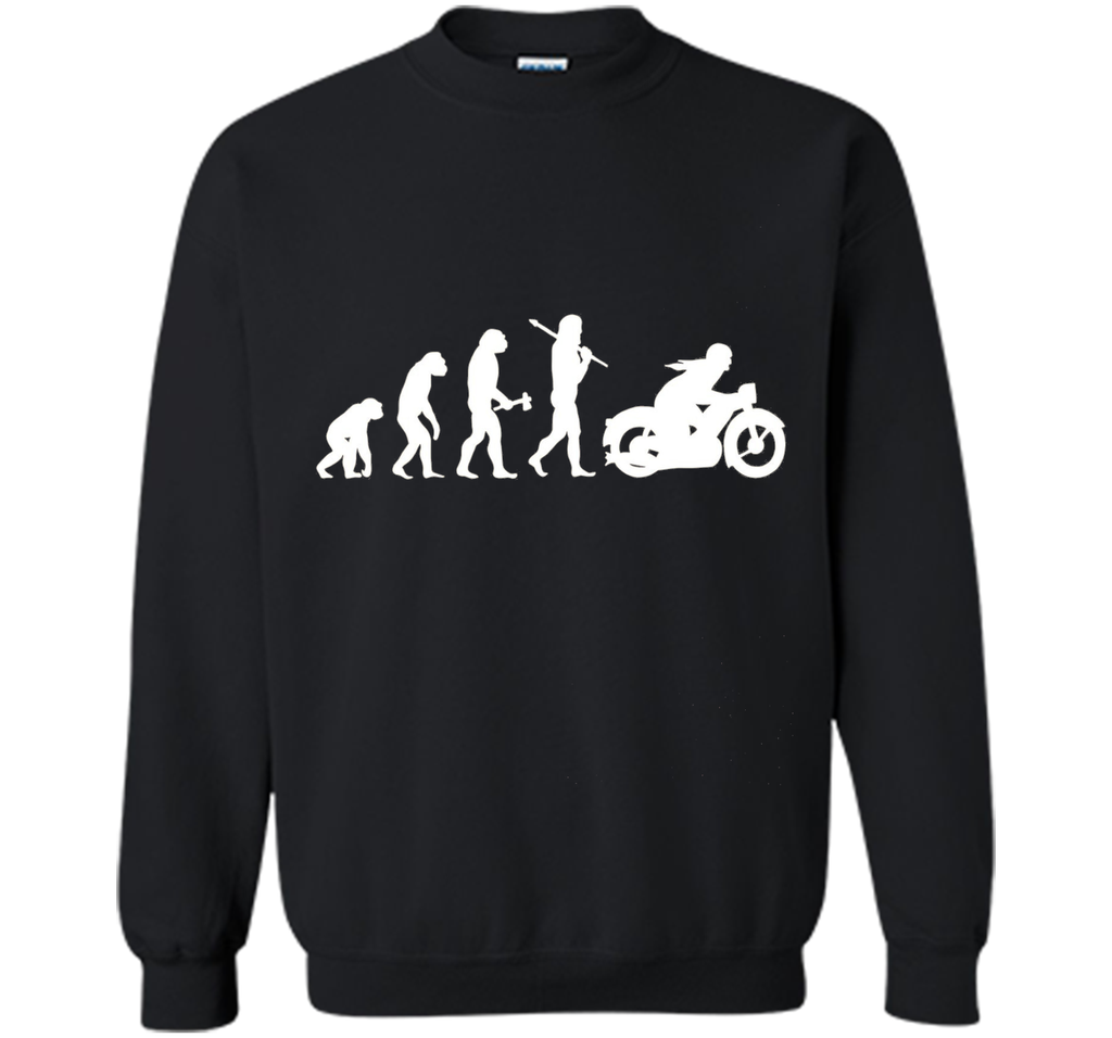 Funny Vintage Motorcycle Motorbike Bikie Evolution T-Shirt