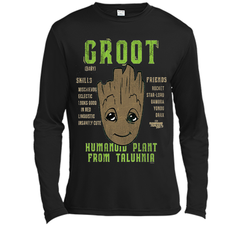 Marvel Groot Guardians of Galaxy 2 Skills Graphic T-Shirt