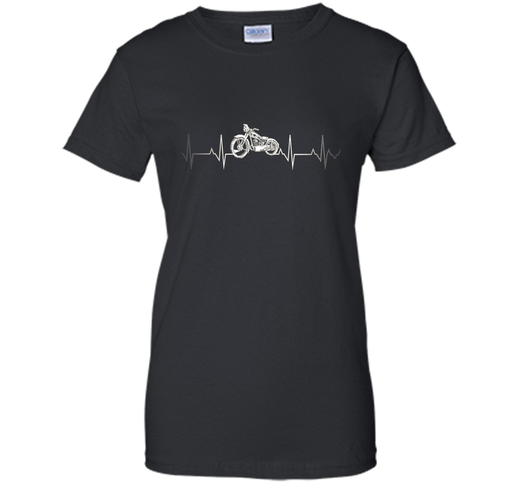 Motorcycle Heartbeat T-Shirt - I love my Motorcycle.