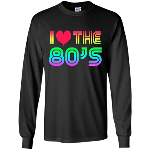 I Love the 80's Eighties Gaming Rainbow T-Shirt