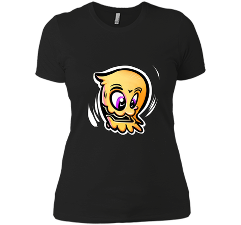 Funny Ghost Cartoon Skull Design Tee Gift Ghosts Fun T-Shirt cool shirt