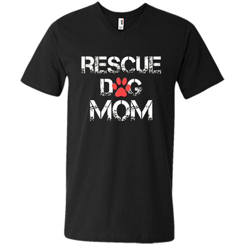 RESCUE DOG MOM Tshirt - mother's day