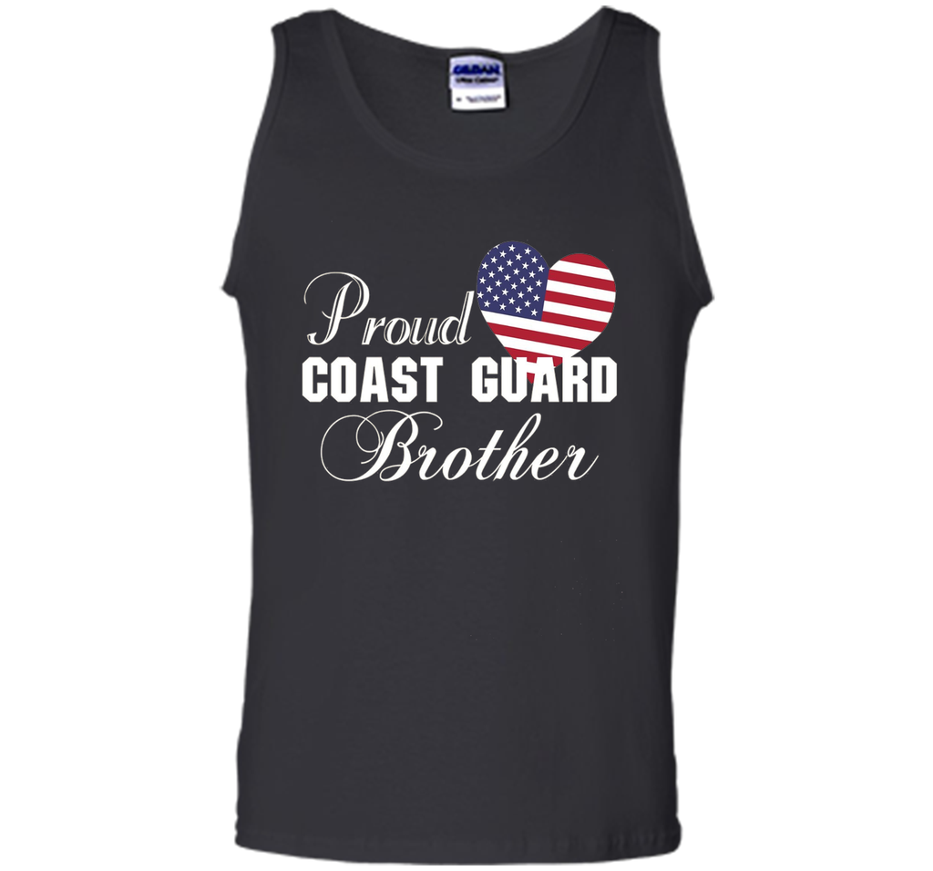 Pride U.S. Army - Proud Coast Guard Brother Heart T-shirt shirt
