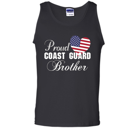 Pride U.S. Army - Proud Coast Guard Brother Heart T-shirt shirt
