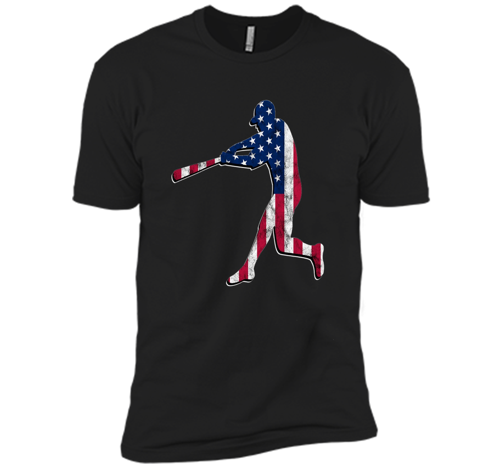 Cool Baseball Flag Shirt USA 4th of July for Men Boys Women
