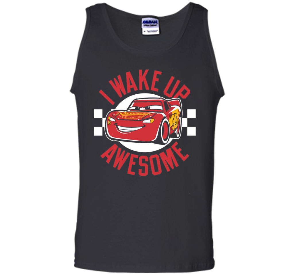 Disney Pixar Cars 3 McQueen Wake Up Awesome Graphic T-Shirt