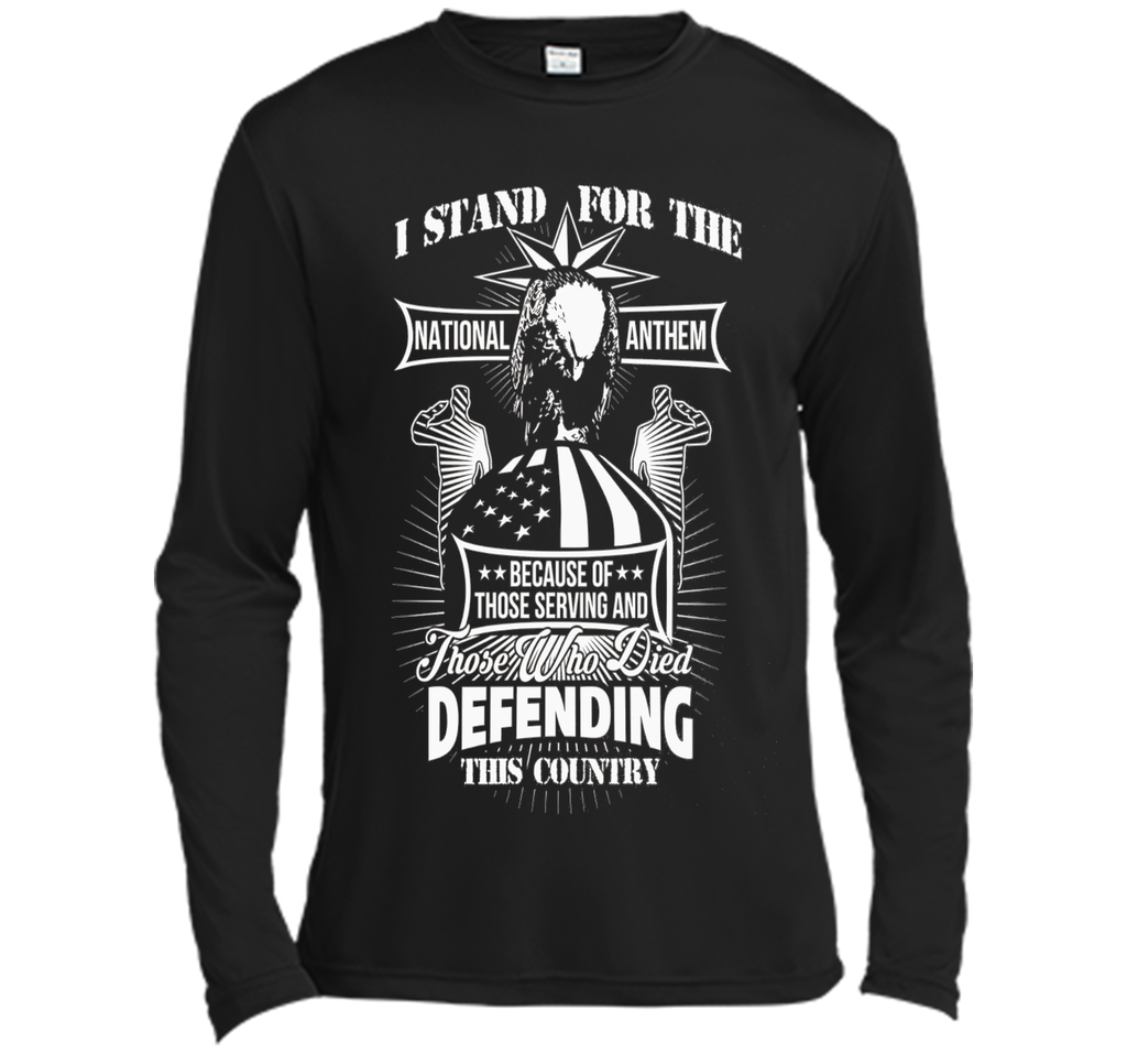 I Stand For The National Anthem veteran t shirts