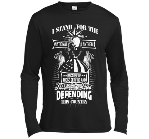 I Stand For The National Anthem veteran t shirts