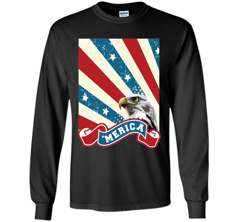 USA America Bald Eagle Shirt - Fourth of July 'Merica Tee