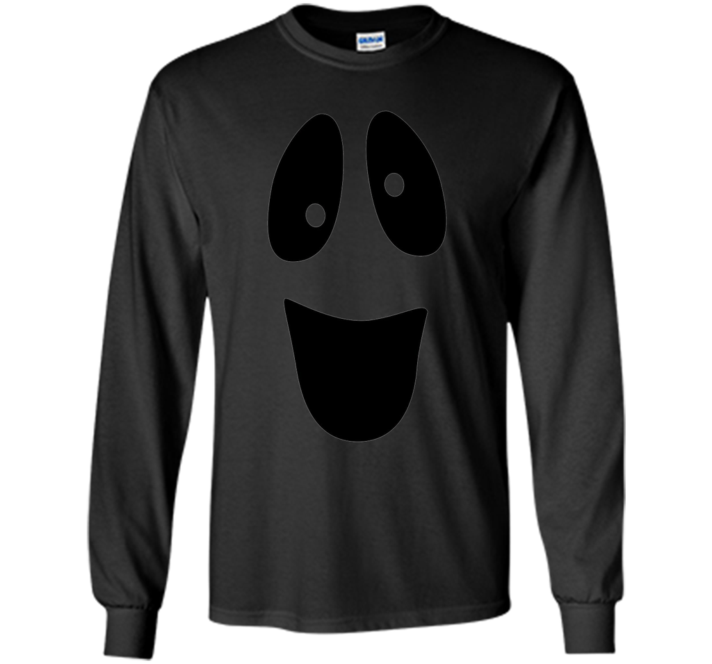 Funny Ghost Face Halloween LS Ultra Cotton Tshirt