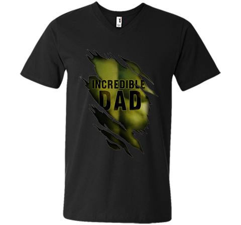 Mens incredible Dad T-Shirt Funny Superhero shirt