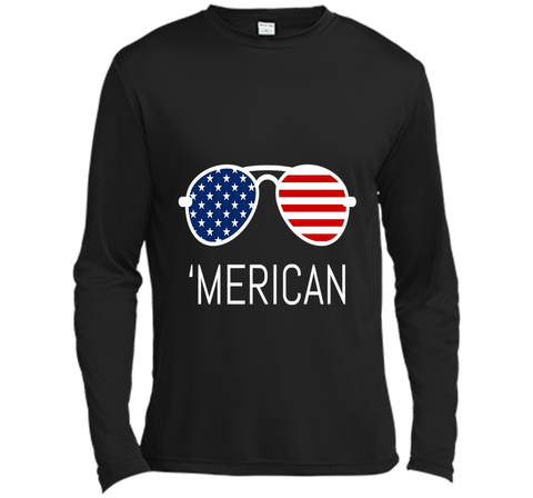 MERICAN Flag Sunglasses Tshirt For 4TH Of July