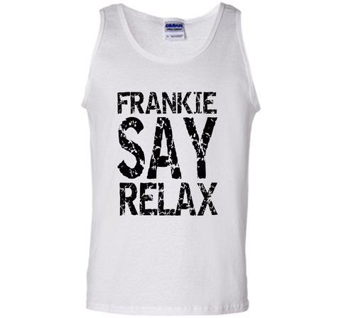 Frankie Say Relax T Shirt- Funny Retro Pop Music T Shirt