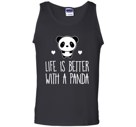 Life Is Better With A Panda Animal Bear Hearts T-Shirt