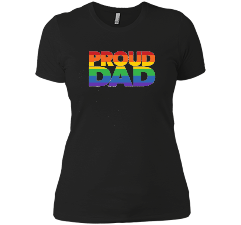 Gay Pride Shirt Proud Dad LGBT parent t-shirt Father's Day