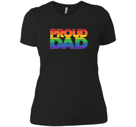 Gay Pride Shirt Proud Dad LGBT parent t-shirt Father's Day