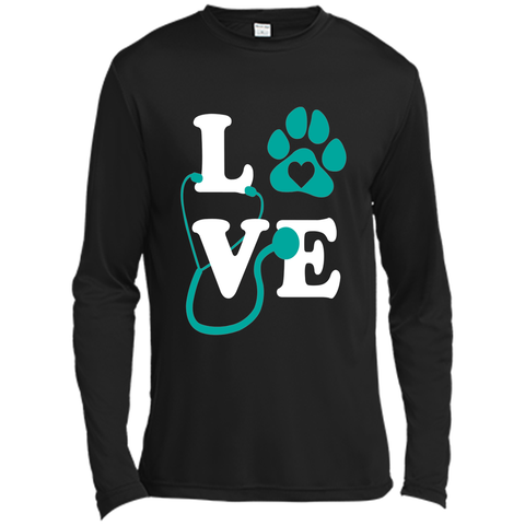 love veterinary medicine shirt cute letters pawprint gift