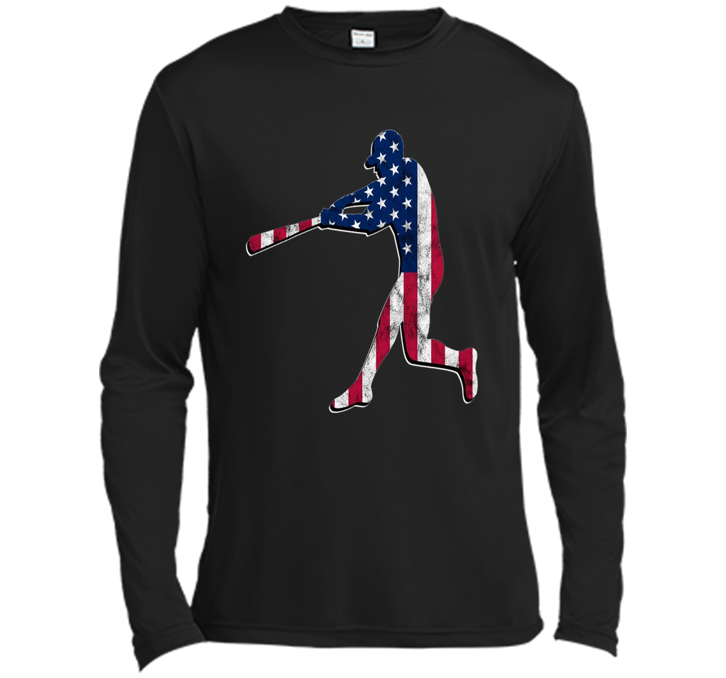 Cool Baseball Flag Shirt USA 4th of July for Men Boys Women