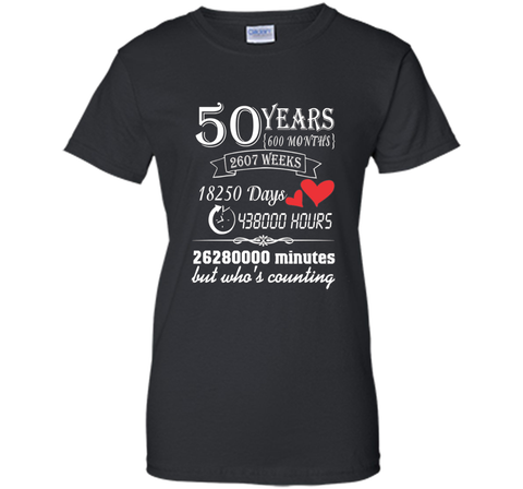 Anniversary Gift 50th T-Shirt 50 Years Wedding Marriage Gift