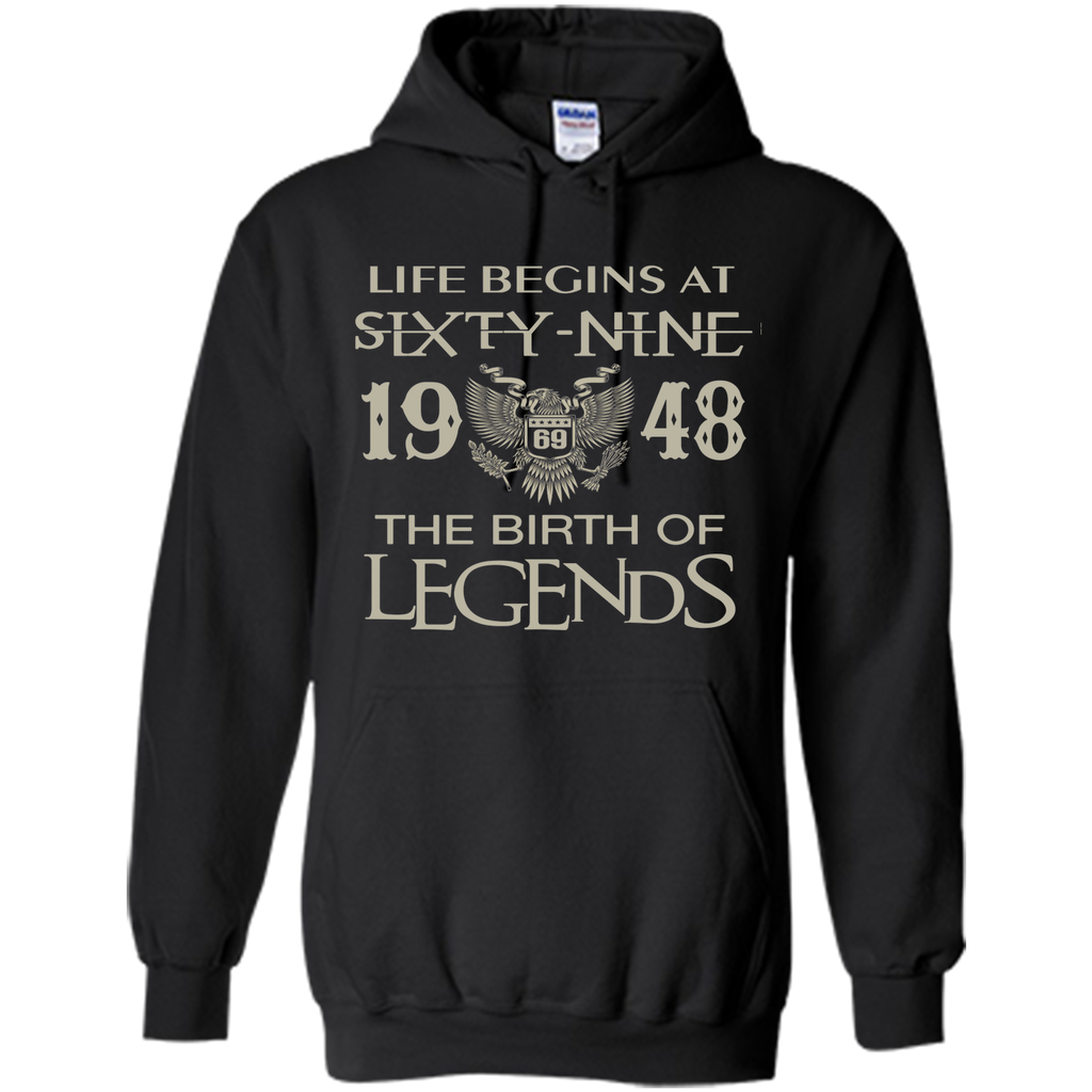 Life begins at Sixty nine 1948  the birth of legends tshirt