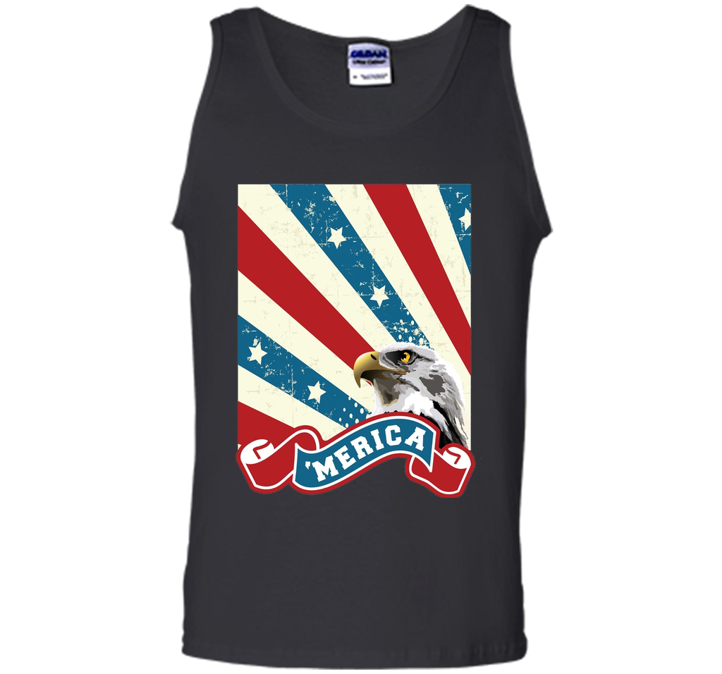 USA America Bald Eagle Shirt - Fourth of July 'Merica Tee