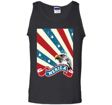 USA America Bald Eagle Shirt - Fourth of July 'Merica Tee