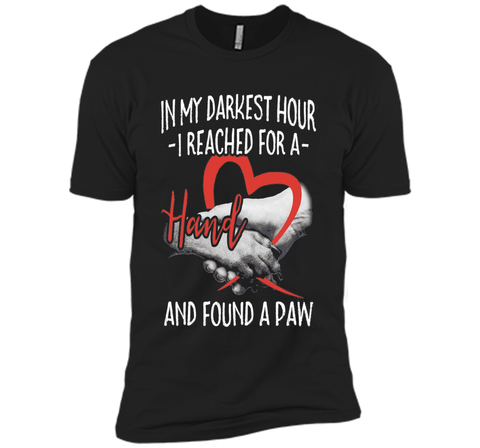 I Reached For A Hand Found A Paw T-Shirt