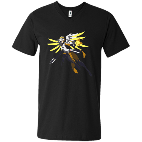 Overwatch Mercy Battle Ready Spray Tee Shirt